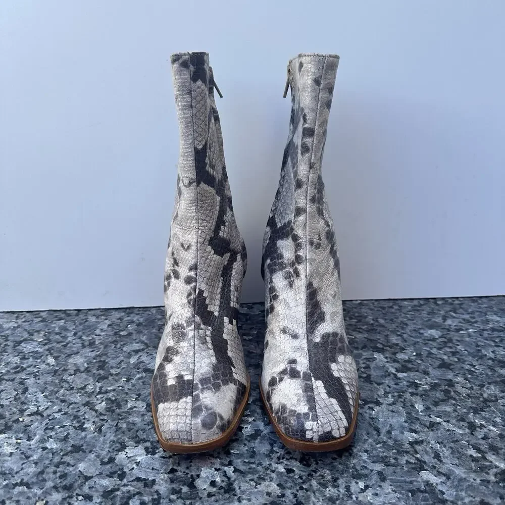 Paloma Wool Snakeskin Leather Emilia Boots Size 37